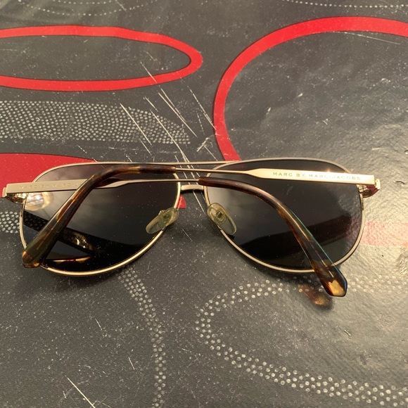 Marc by Marc Jacobs aviator sunglasses. Blue - Picture 5 of 5